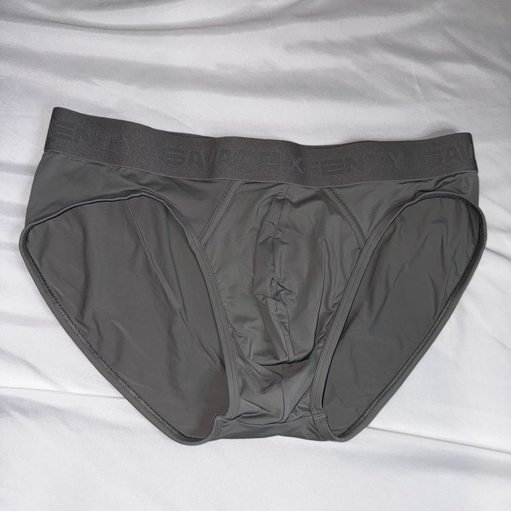Savage X Fenty Men's Gray Briefs